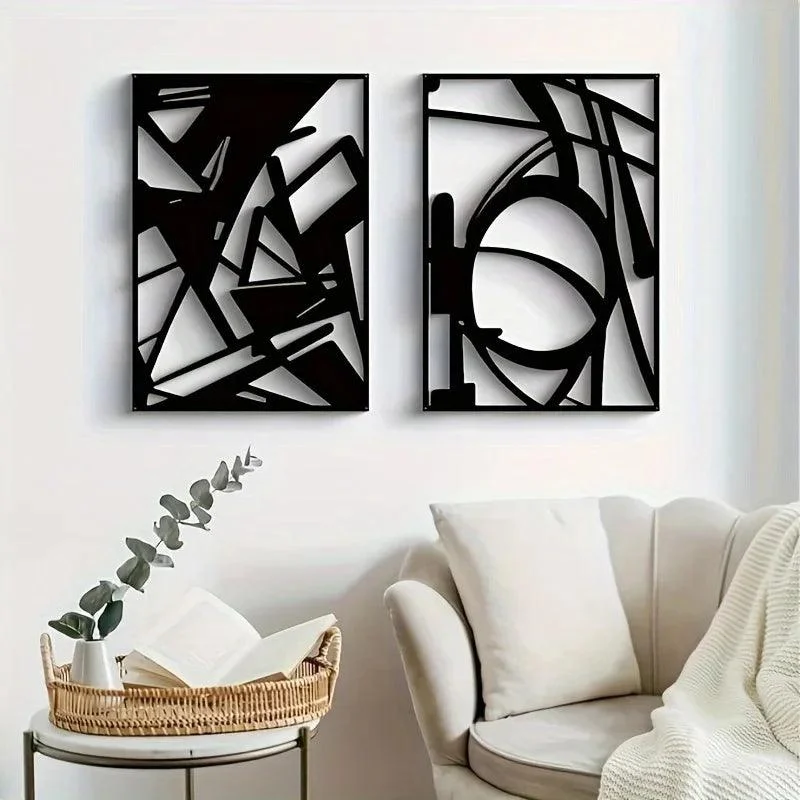 MinimalistAbstractMetalWallArt-Homeko4 Minimalist Abstract Metal Wall Art - Homeko