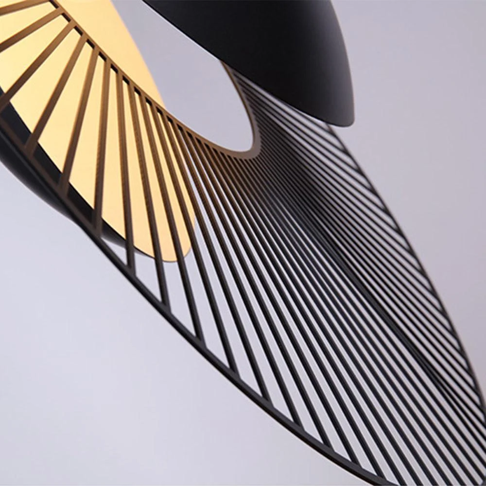 Minimalist Black Metal Pendant Lamp for Dining Room - Homeko