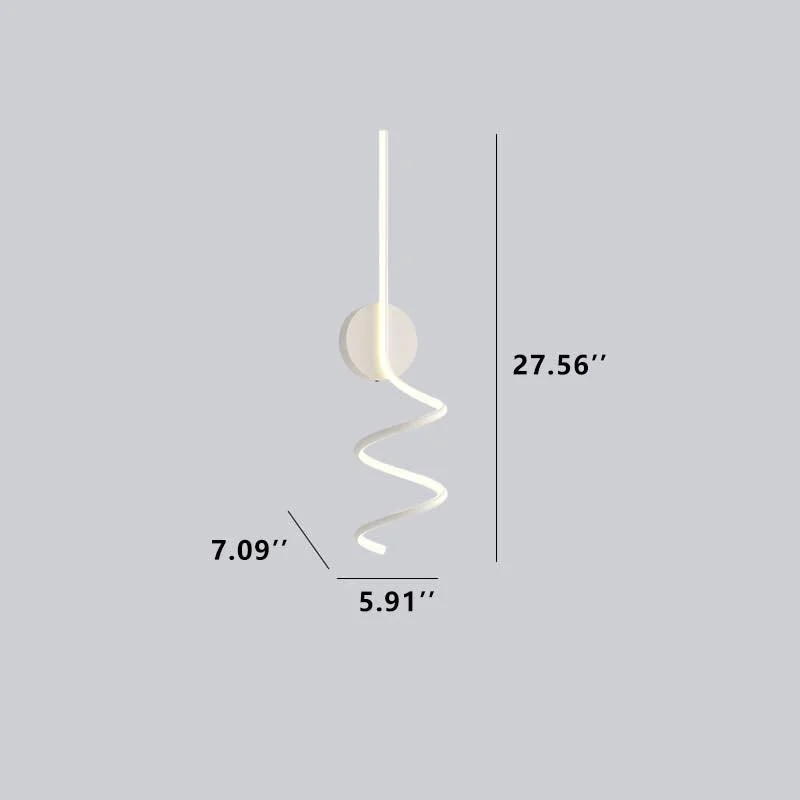 MinimalistCreativeArcsLinesLEDWallLampwith1Light-Homeko1 Minimalist Creative Arcs Lines LED Wall Lamp with 1 Light - Homeko