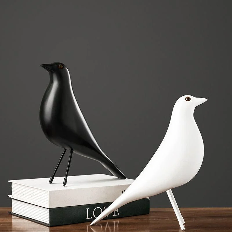 MinimalistPigeonFigurine-Homeko3 Minimalist Pigeon Figurine - Homeko