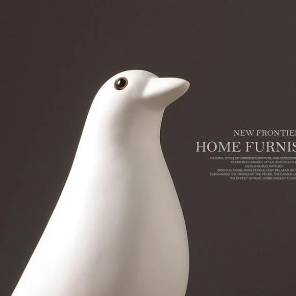 MinimalistPigeonFigurine-Homeko7 Minimalist Pigeon Figurine - Homeko