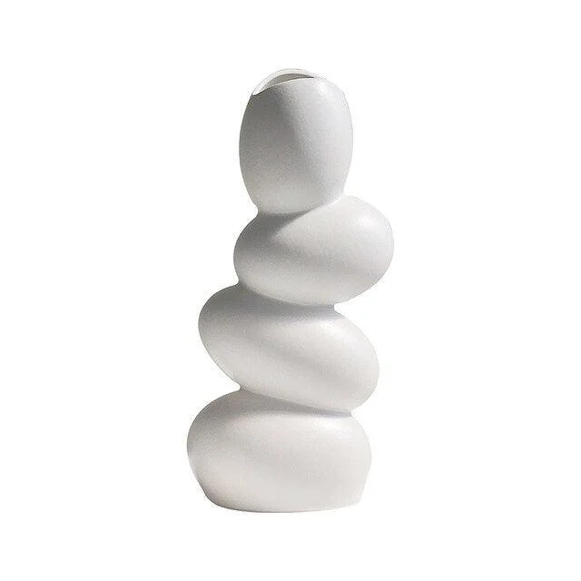 Minimalist Porcelain Vase - Homeko