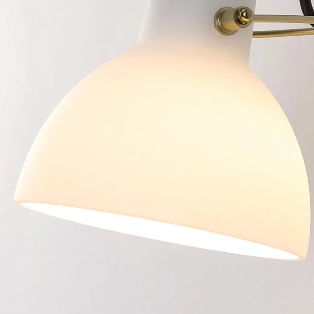 Minimalist Simple White Glass Wall Lamp - Homeko