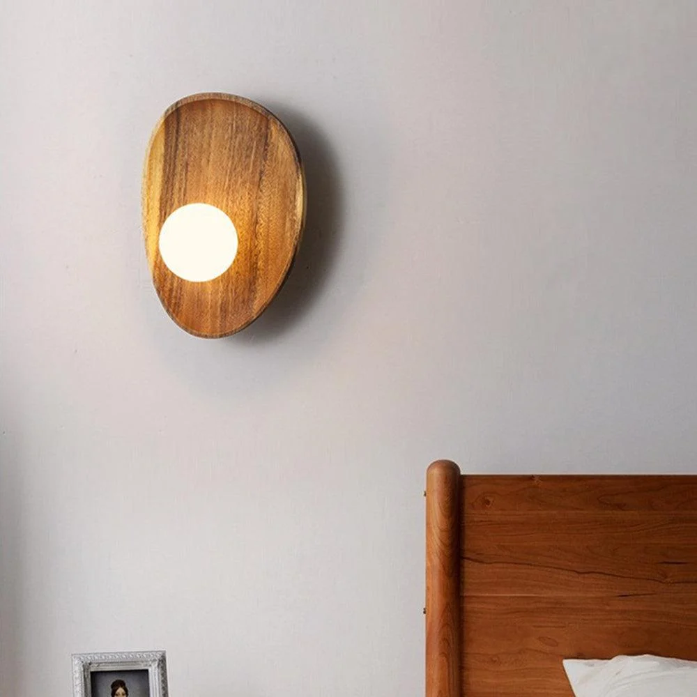 Minimalist Solid Wood Wall Lamp - Homeko