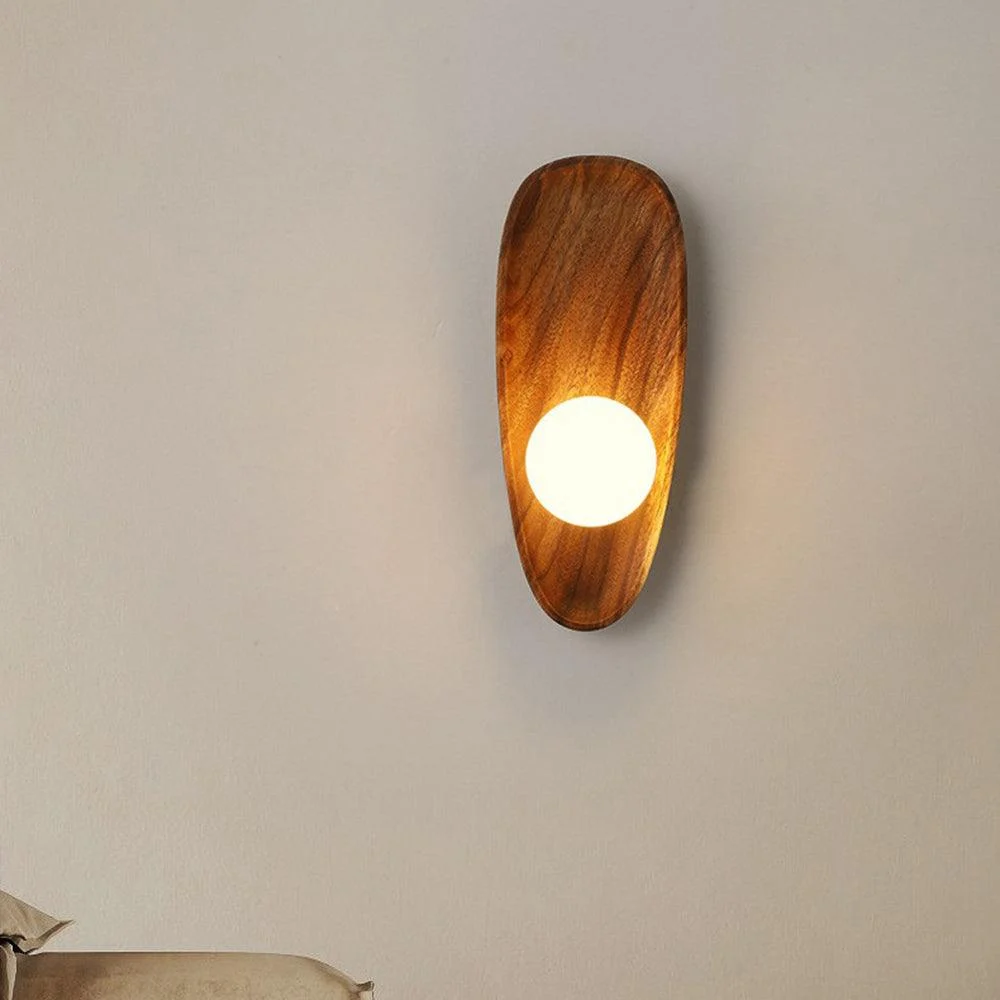 Minimalist Solid Wood Wall Lamp - Homeko
