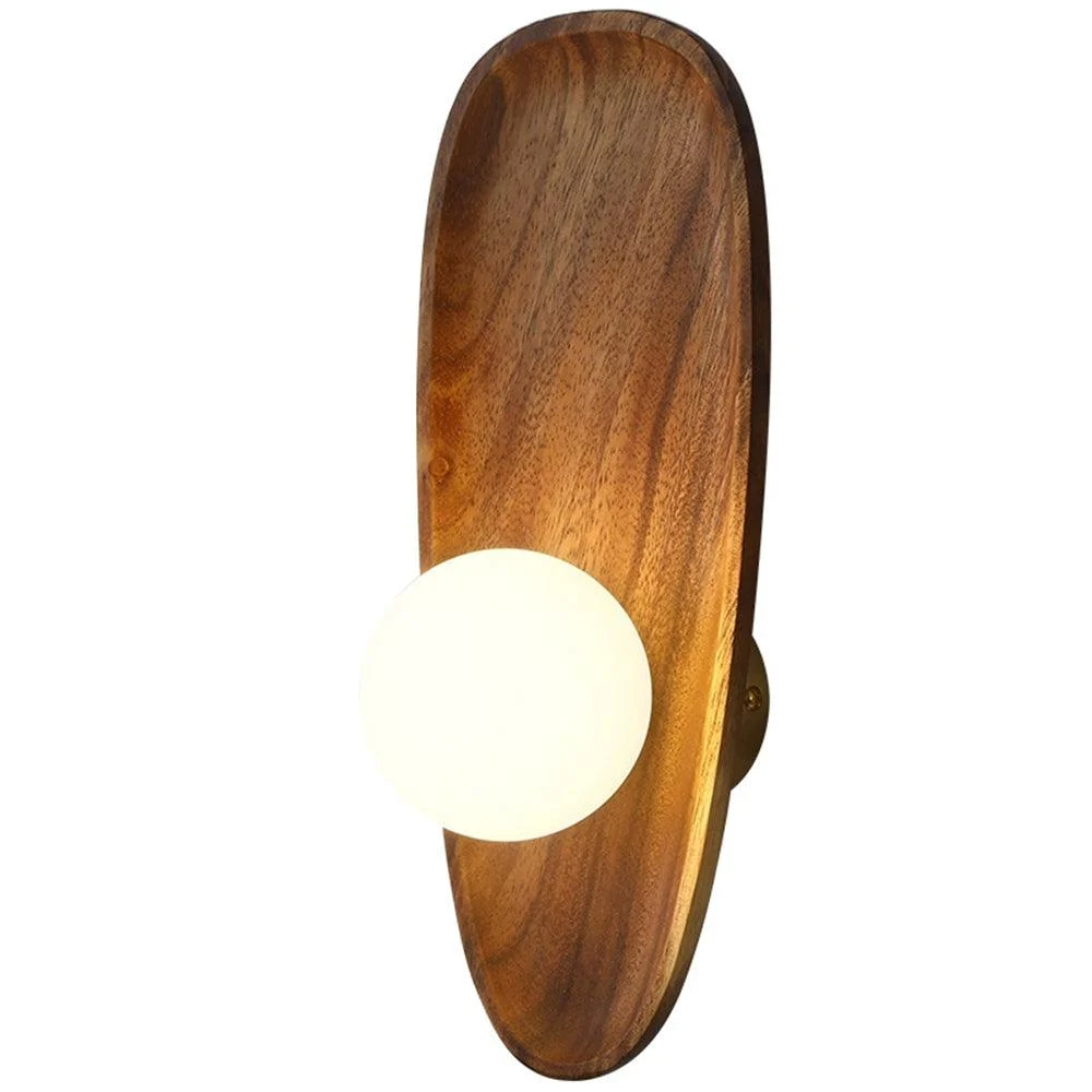 Minimalist Solid Wood Wall Lamp - Homeko