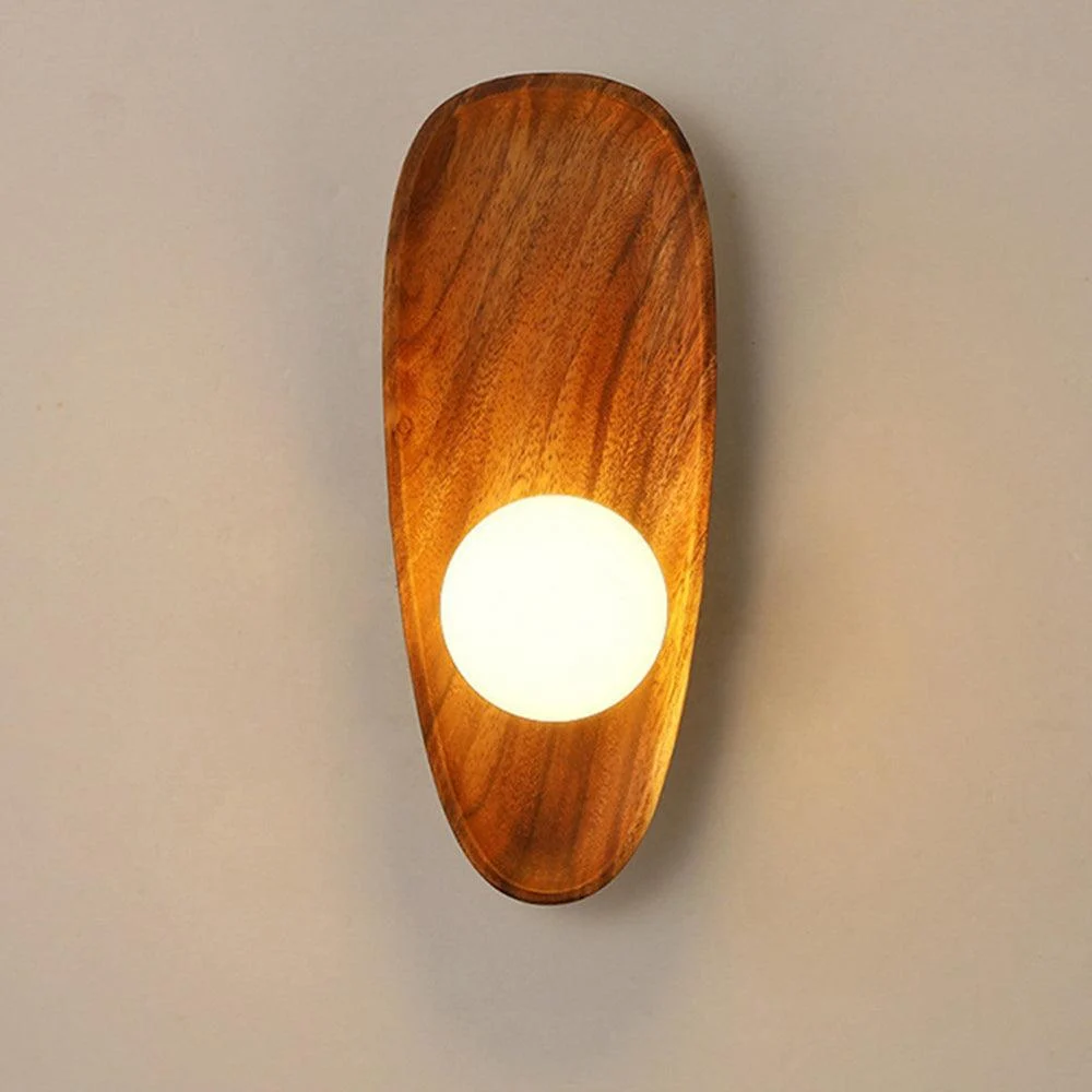 Minimalist Solid Wood Wall Lamp - Homeko