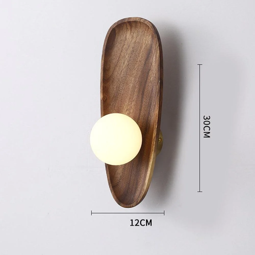 Minimalist Solid Wood Wall Lamp - Homeko