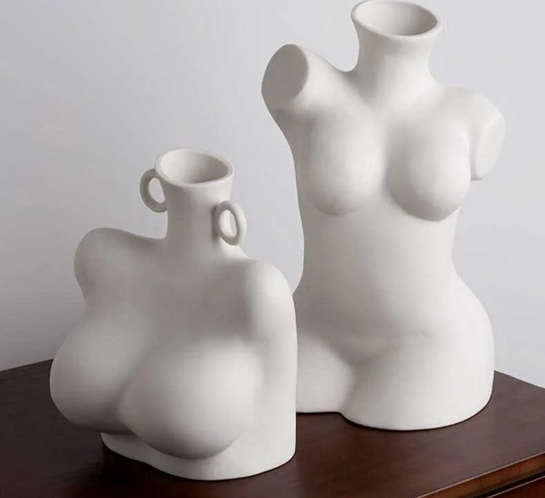 Minimalist_Afro_American_Ceramic_Bust_Vase_-_-4337071 Minimalist Afro American Ceramic Bust Vase -