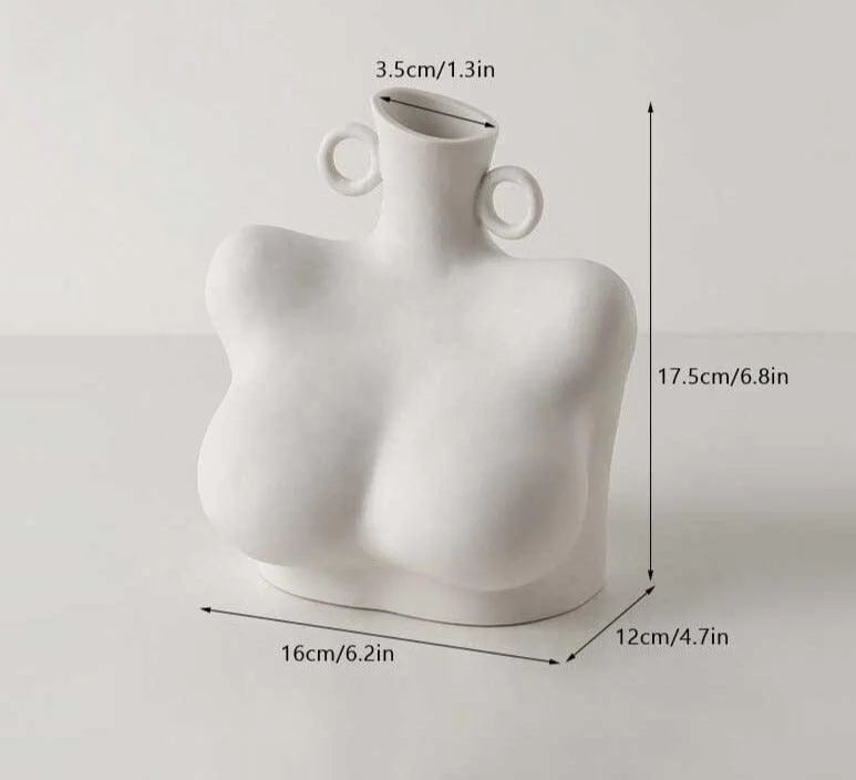 Minimalist_Afro_American_Ceramic_Bust_Vase_-_-4337085 Minimalist Afro American Ceramic Bust Vase -