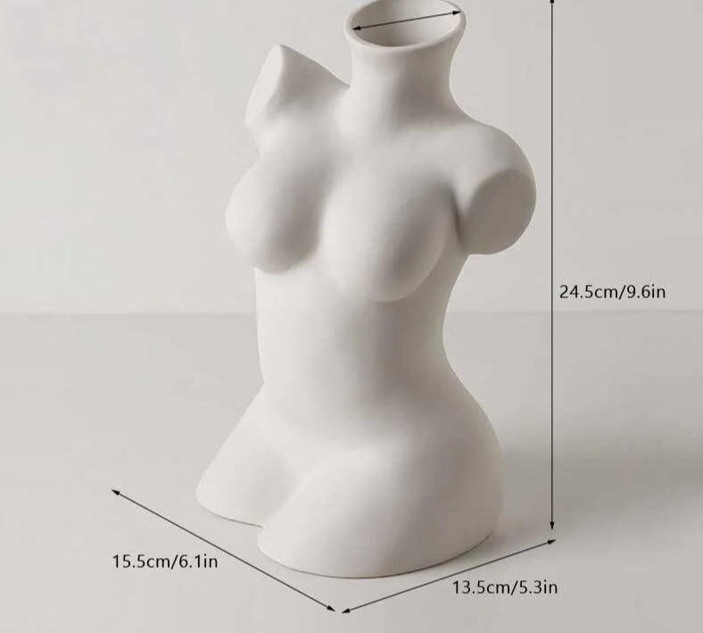 Minimalist_Afro_American_Ceramic_Bust_Vase_-_-4337092 Minimalist Afro American Ceramic Bust Vase -