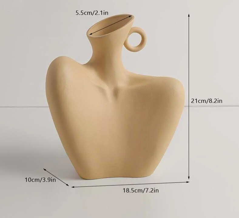 Minimalist_Afro_American_Ceramic_Bust_Vase_-_-4337099 Minimalist Afro American Ceramic Bust Vase -