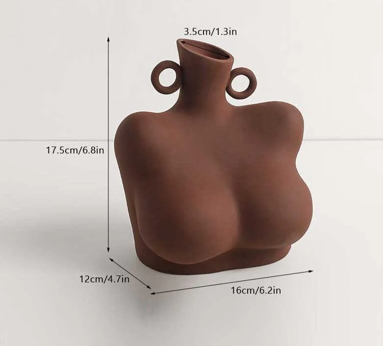 Minimalist_Afro_American_Ceramic_Bust_Vase_-_-4337108 Minimalist Afro American Ceramic Bust Vase -