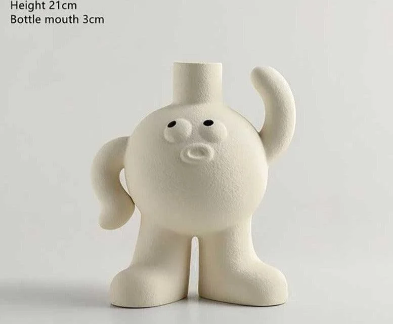 Minimalist_Ceramic_Bigfoot_Funny_Vase_-_-4337832 Minimalist Ceramic Bigfoot Funny Vase -