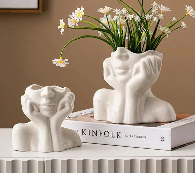 Minimalist_Ceramic_Vintage_Lady_Head_Vase_-_-4338304 Minimalist Ceramic Vintage Lady Head Vase -