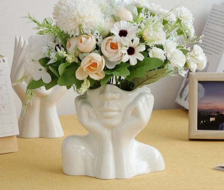 Minimalist_Ceramic_Vintage_Lady_Head_Vase_-_-4338309 Minimalist Ceramic Vintage Lady Head Vase -