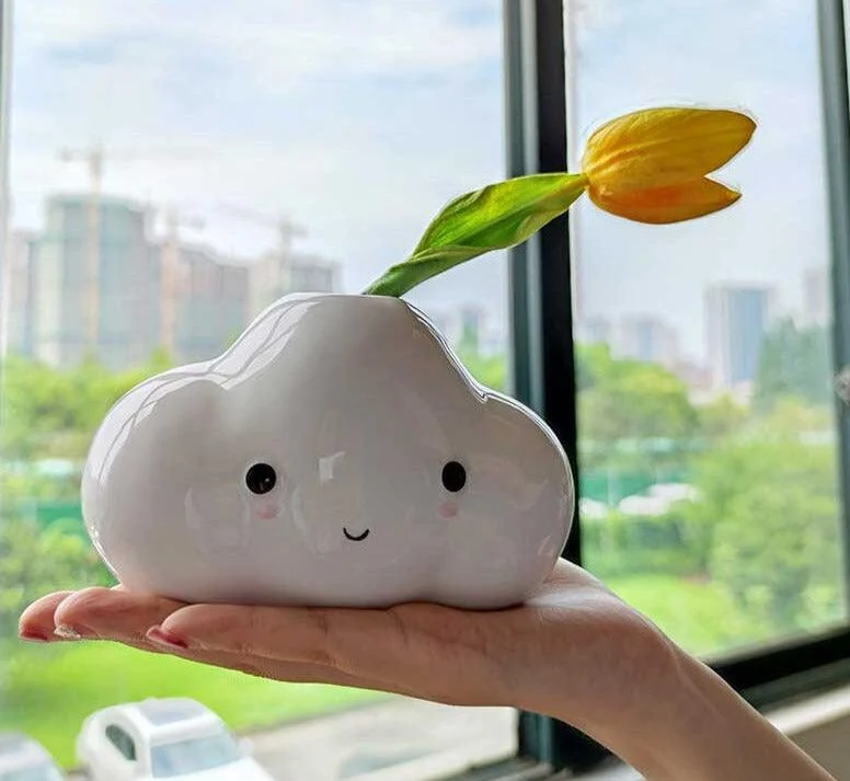 Minimalist_Cute_White_Ceramic_Cloud_Vase_-_-4338829 Minimalist Cute White Ceramic Cloud Vase -