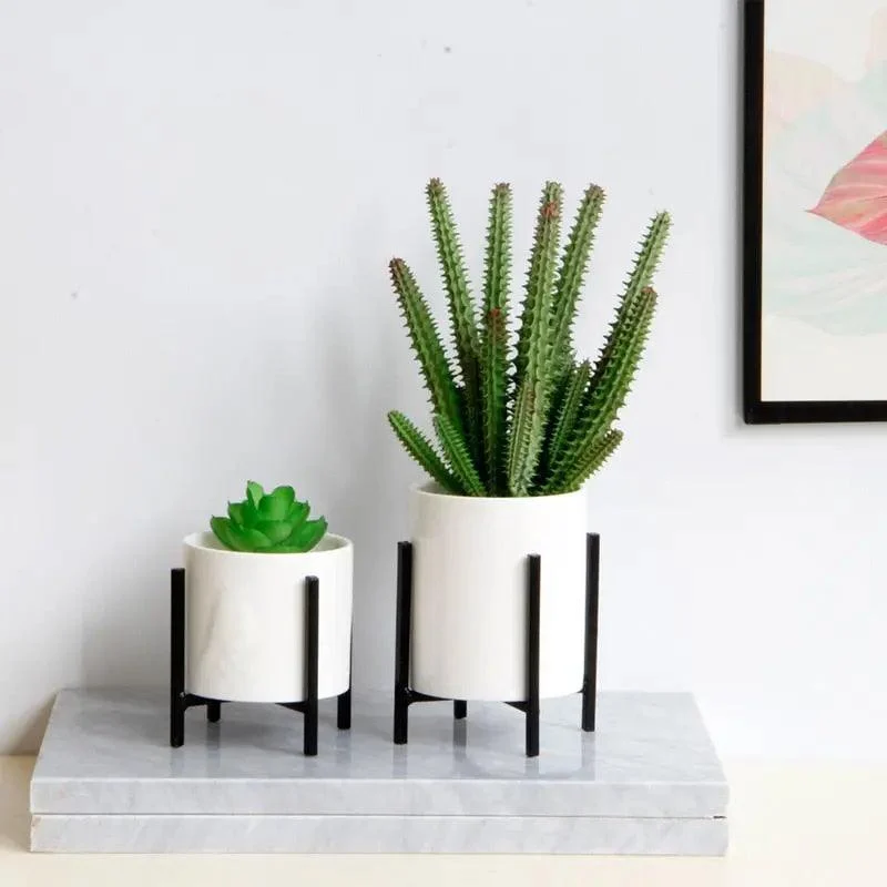 Minimalist_Flower_Planter_with_Metal_Stand_-_-4339028 Minimalist Flower Planter with Metal Stand -