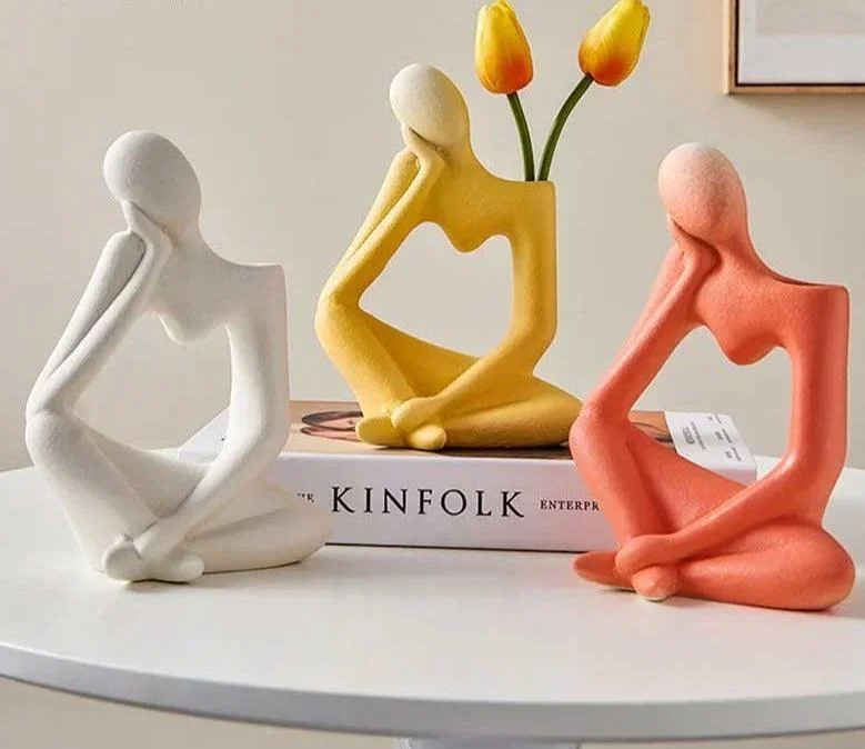Minimalist_Frosted_Thinker_Statue_Ceramic_Abstract_Vase_-_-4339163 Minimalist Frosted Thinker Statue Ceramic Abstract Vase -