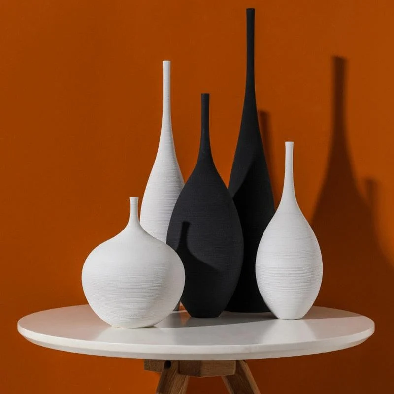 Minimalist_Handmade_Black_and_White_Art_Zen_Ceramic_Vase_-_-4339523 Minimalist Handmade Black and White Art Zen Ceramic Vase -