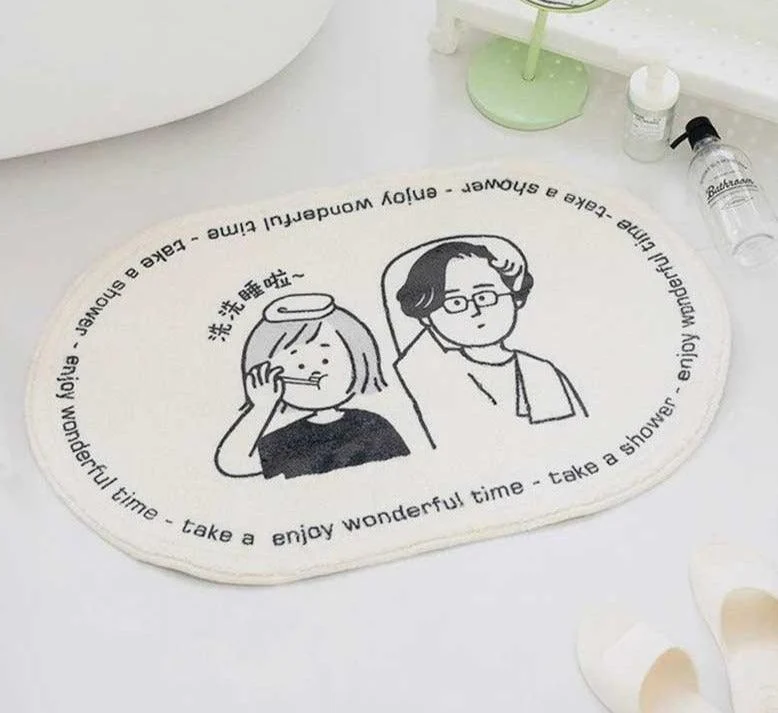 Minimalist_Japanese_Cartoon_Funny_Bath_Mat_-_-4339637 Minimalist Japanese Cartoon Funny Bath Mat -