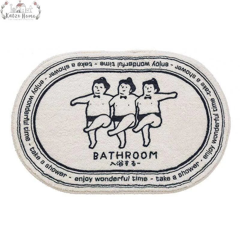 Minimalist_Japanese_Cartoon_Funny_Bath_Mat_-_-4339648 Minimalist Japanese Cartoon Funny Bath Mat -