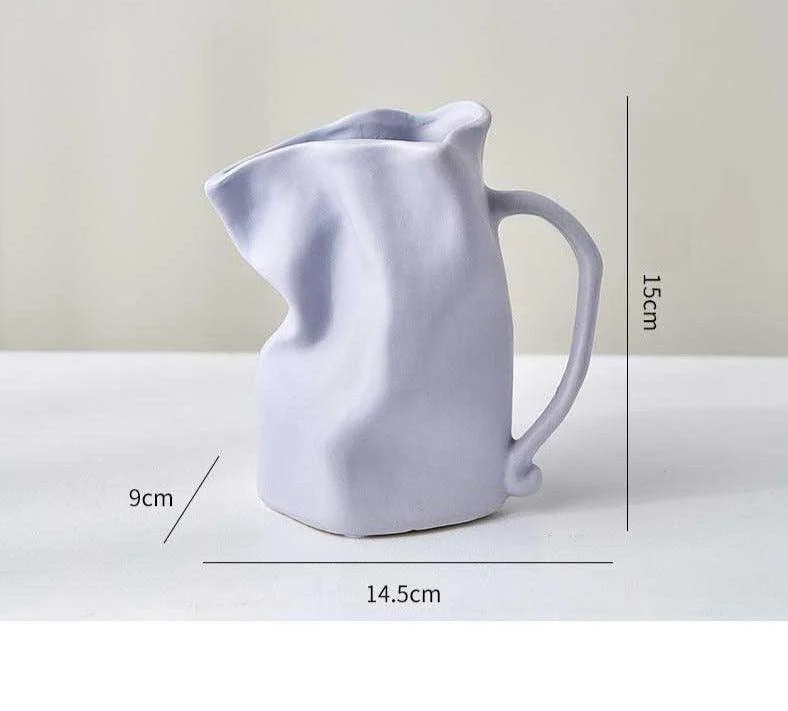 Minimalist_Pleated_Ceramic_Paper_Bag_Vase_-_-4340704 Minimalist Pleated Ceramic Paper Bag Vase -