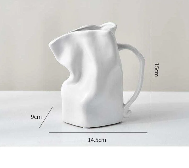 Minimalist_Pleated_Ceramic_Paper_Bag_Vase_-_-4340714 Minimalist Pleated Ceramic Paper Bag Vase -
