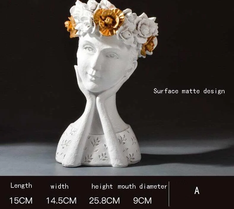Minimalist_Resin_Goddess_Female_Head_Planter_-_-4340749 Minimalist Resin Goddess Female Head Planter -