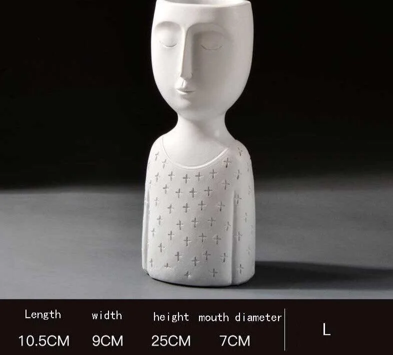 Minimalist_Resin_Goddess_Female_Head_Planter_-_-4340759 Minimalist Resin Goddess Female Head Planter -