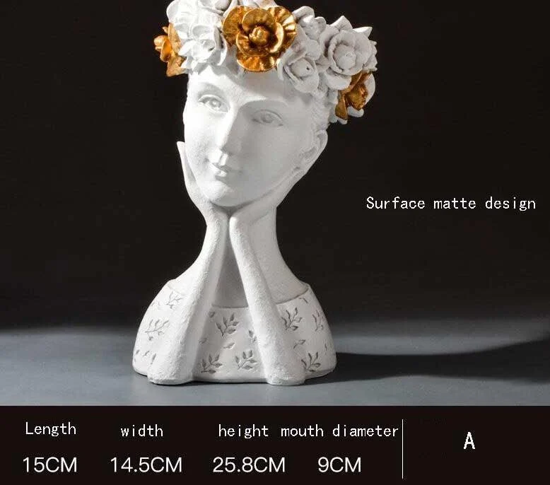 Minimalist_Resin_Goddess_Female_Head_Planter_-_-4340766 Minimalist Resin Goddess Female Head Planter -