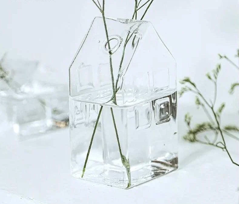 Minimalist_Small_House_Shaped_Glass_Vase_-_-4341120 Minimalist Small House Shaped Glass Vase -