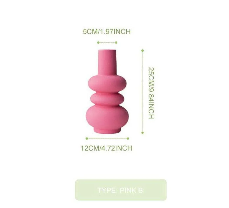 Minimalist_Tulip_Shaped_Baby_Pink_Ceramic_Vase_-_-4341417 Minimalist Tulip Shaped Baby Pink Ceramic Vase -