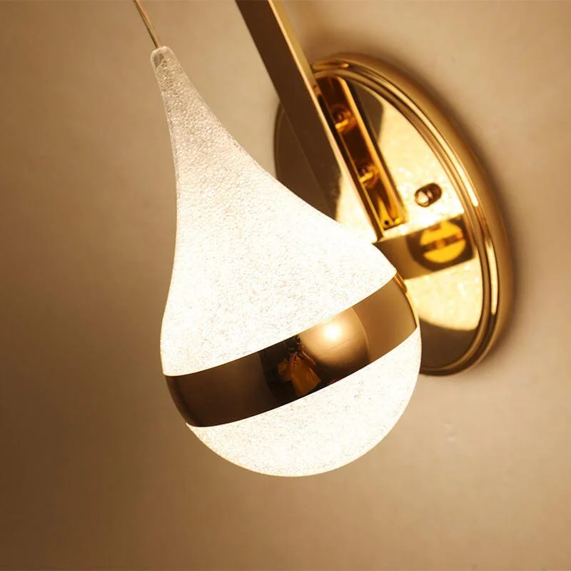 Minimalistdrop-shapedLEDwalllampwith1light-Homeko10 Minimalist drop-shaped LED wall lamp with 1 light - Homeko
