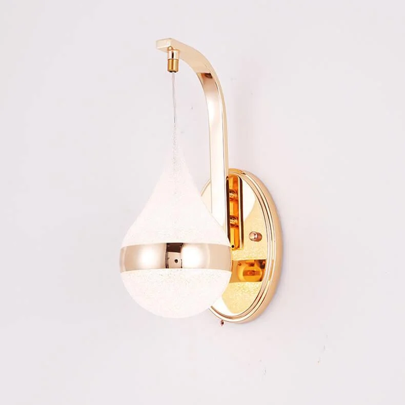 Minimalistdrop-shapedLEDwalllampwith1light-Homeko5 Minimalist drop-shaped LED wall lamp with 1 light - Homeko