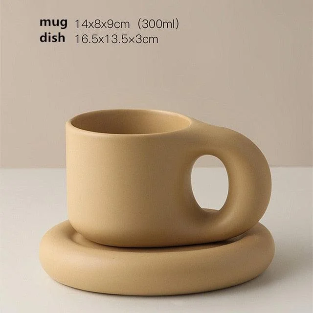 Minimalistporcelaincupandsaucerset-Homeko10 Minimalist porcelain cup and saucer set - Homeko