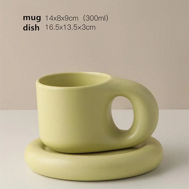 Minimalistporcelaincupandsaucerset-Homeko8 Minimalist porcelain cup and saucer set - Homeko