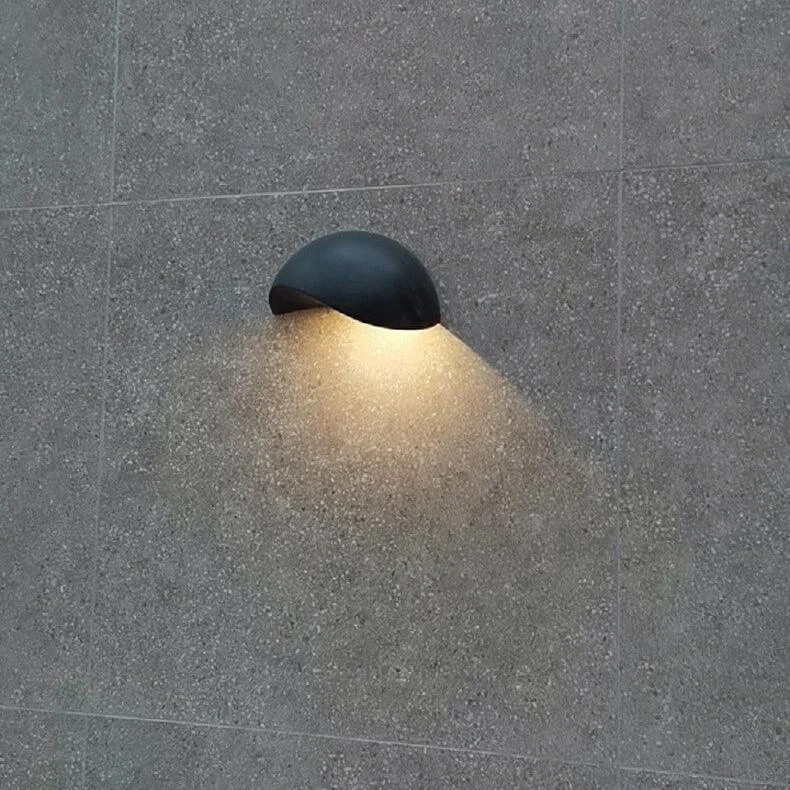 Minimalistsemi-circularLEDwalllampmadeofaluminum-Homeko6 Minimalist semi-circular LED wall lamp made of aluminum - Homeko