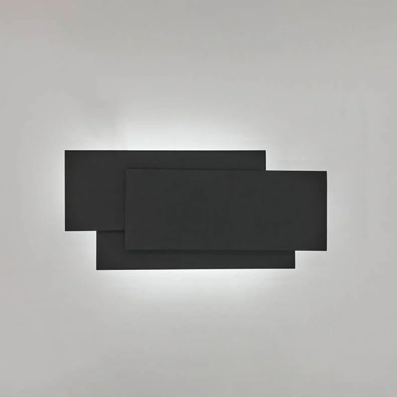 MinimalistsquarestackedLEDwalllampmadeofaluminum-Homeko6 Minimalist square stacked LED wall lamp made of aluminum - Homeko