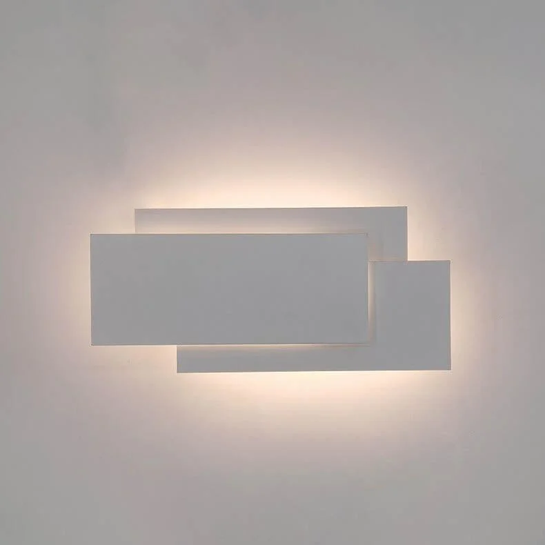 MinimalistsquarestackedLEDwalllampmadeofaluminum-Homeko8 Minimalist square stacked LED wall lamp made of aluminum - Homeko