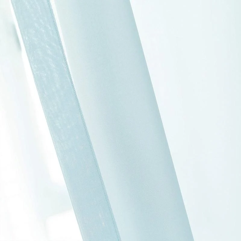 Mira Solid Transparent Custom Curtains - Homeko