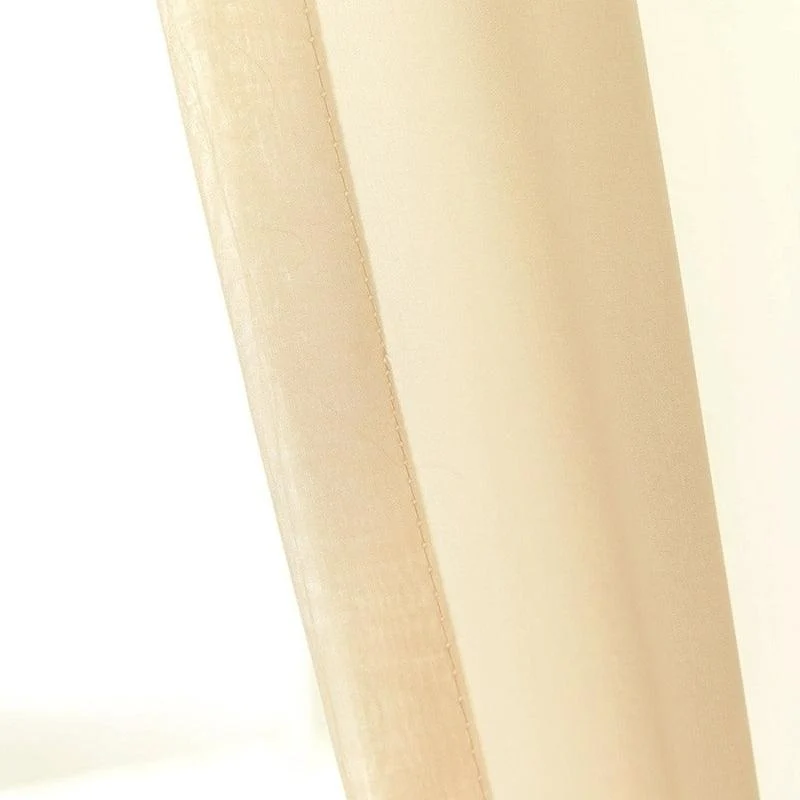 Mira Solid Transparent Custom Curtains - Homeko