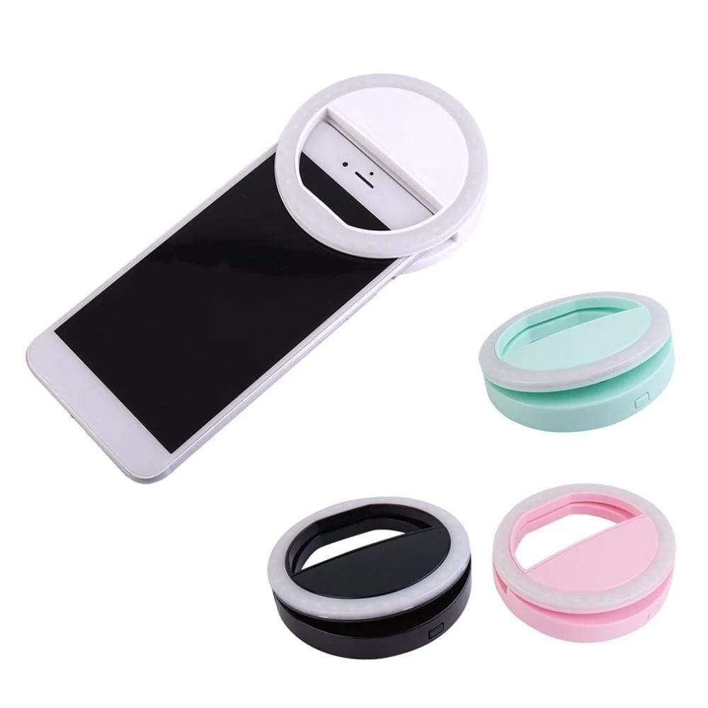 Mobile Phone Light Clip Selfie Led Auto Flash For Cell Phone Smartphone Round Portable Selfie Flashlight B471700d Ac85 48a6 Bec2 E9d29e9679e1