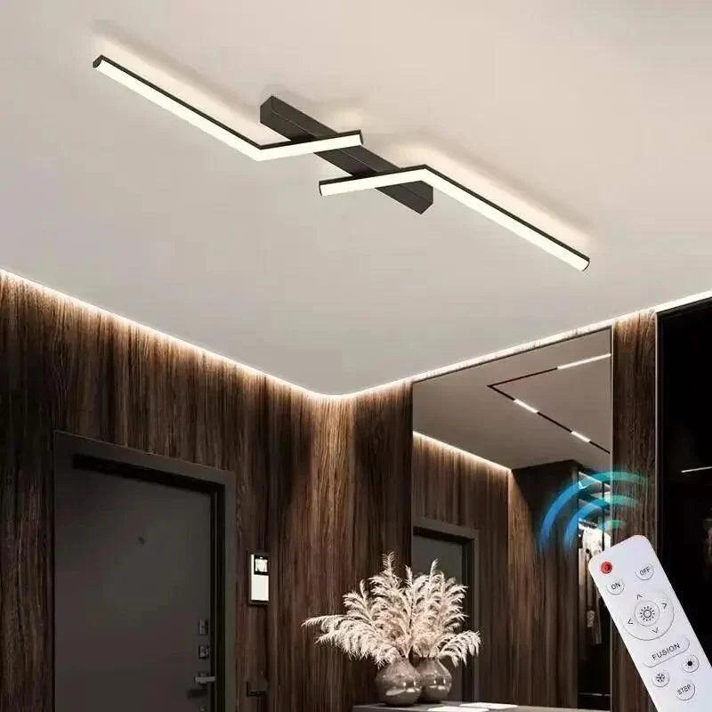 SleekGlow - ceiling light with LED line - ISTANBULLU LTD