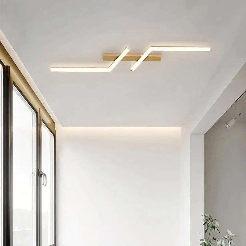 SleekGlow - ceiling light with LED line - ISTANBULLU LTD