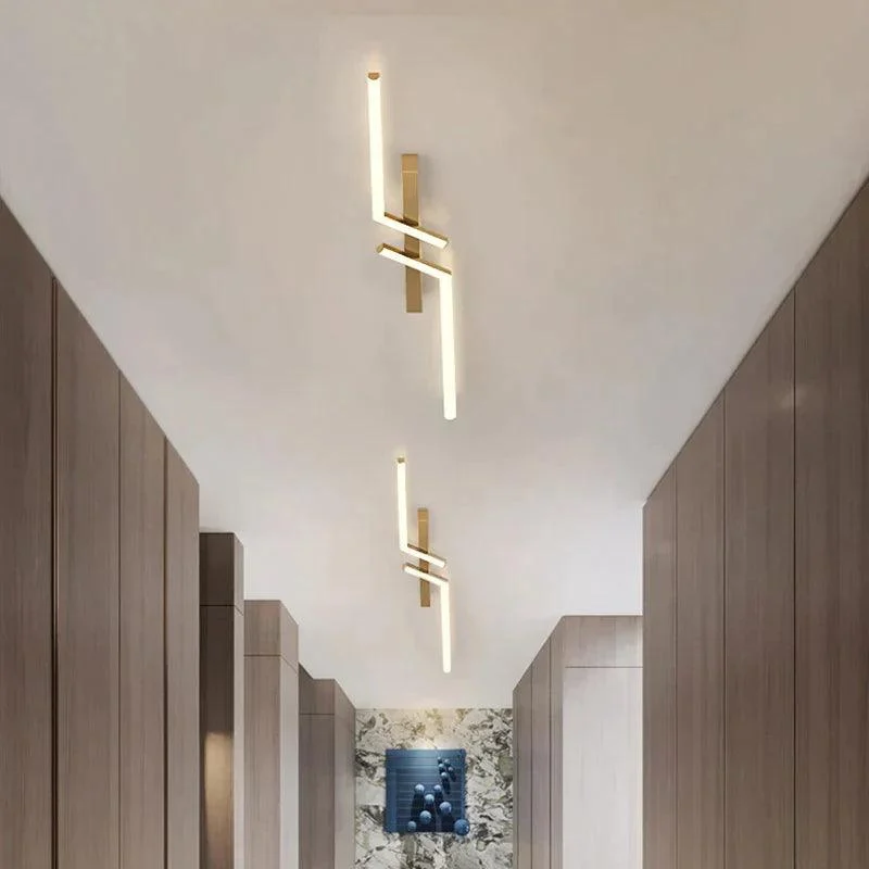 SleekGlow - ceiling light with LED line - ISTANBULLU LTD