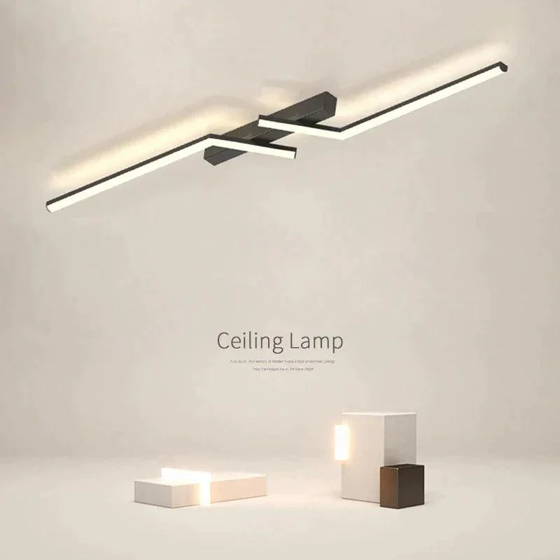 SleekGlow - ceiling light with LED line - ISTANBULLU LTD