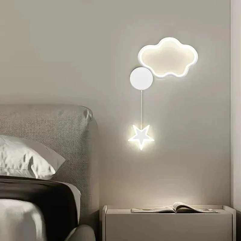 Modern Led Wall Lamp Cloud Star Moon Black And White Lighting For Children S Room Study 2c2ad37a 52bf 4f40 A4f3 8bed8117e646