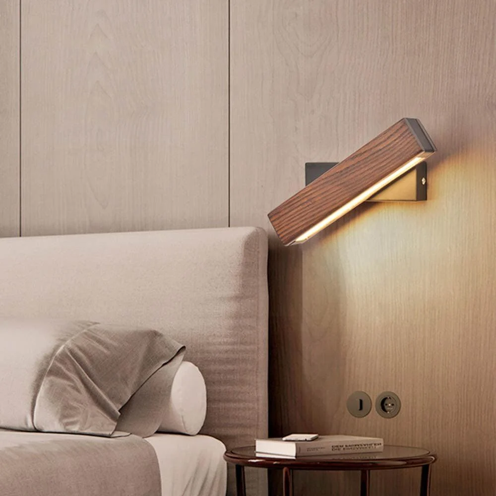 Modern Nordic Solid Wood Led Rotated Wall Lamp Bedside Night Light Bedroom Living Room Aisle Sconce A428dfaa 6cb4 40f4 A13b Af9f3418e84f