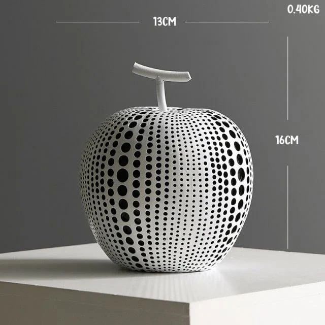 ModernAppleOrnament-Homeko1 Modern Apple Ornament - Homeko